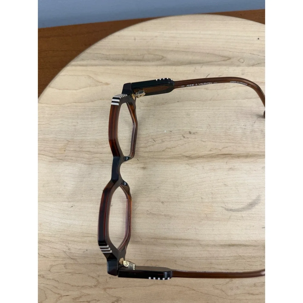 Anne & Valentin Go On 22C06 Tortoise Eyeglasses Frames 49-21-147 France W Case